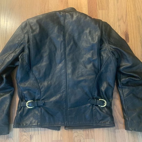 Firenze Model B Motorcycle Leather Jacket Mens 42 - Picture 4 of 4